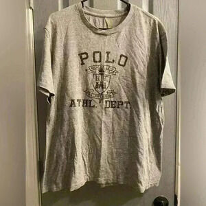 Polo Ralph Lauren Crew Short sleeve custom fit T shirt in gray Men’s size XL